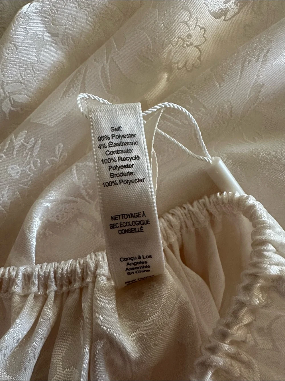 For Love & Lemons Festival Rose Slip Dress Ivory NWT Medium